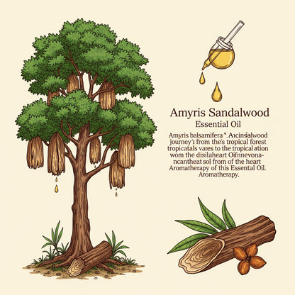 Aceite Esencial de Sandalo Amyris (Amyris Balsamifera)  - Haití